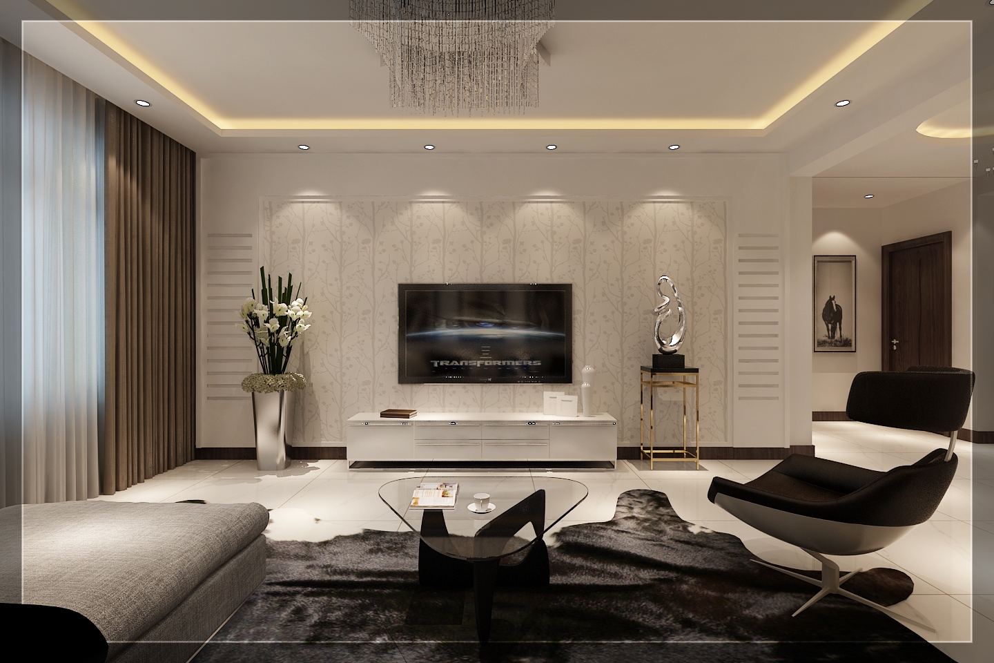 大禹褐石 95平 現(xiàn)代風(fēng)格,大禹褐石公園現(xiàn)代簡(jiǎn)約95平米二居室裝修設(shè)計(jì)圖片_樣板間_實(shí)景圖-搜房網(wǎng)裝修設(shè)計(jì)網(wǎng)